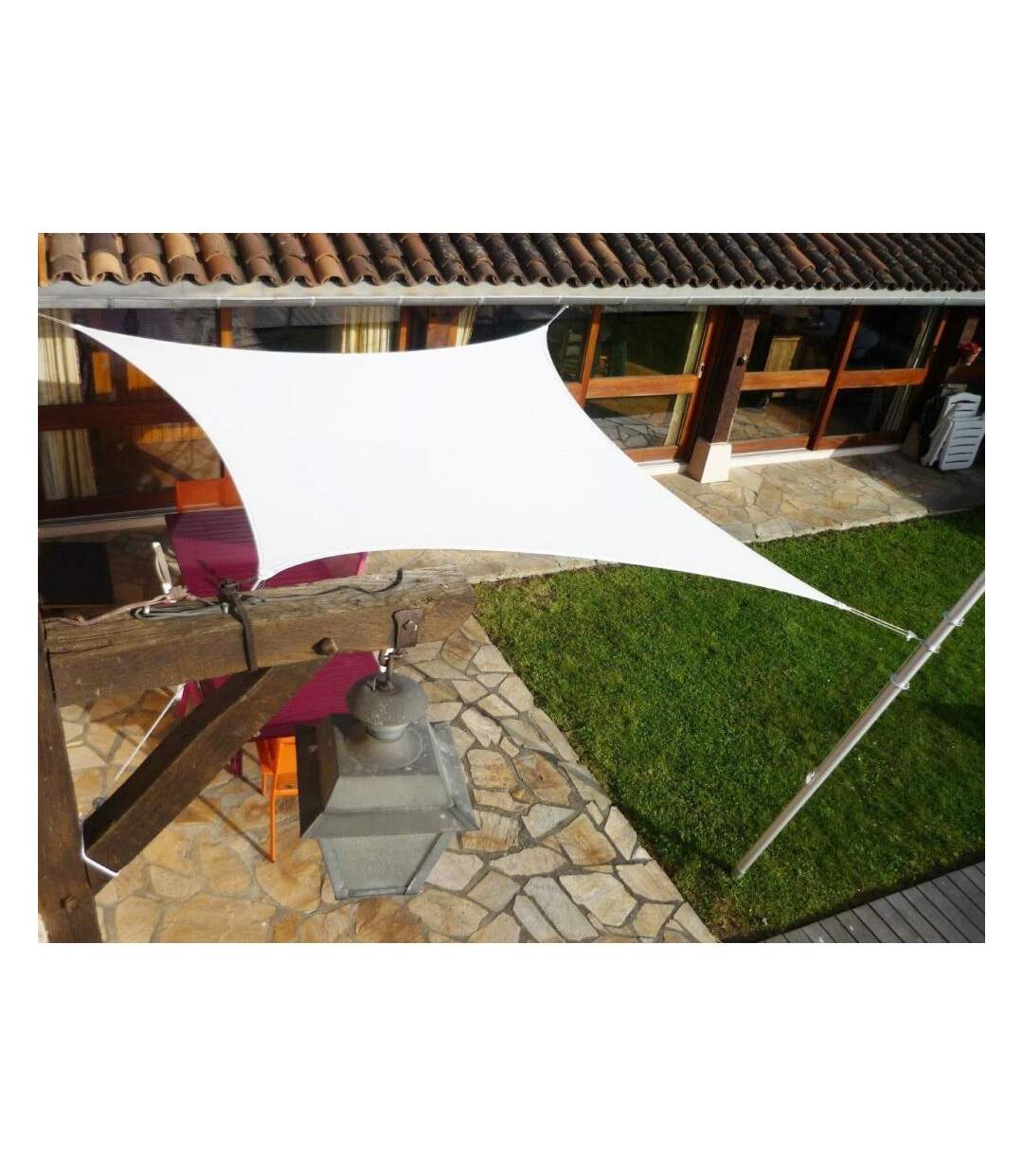 Voile d'ombrage carrée 3x3m