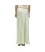 Jupe longue taille haute vert vero moda beatrice-2