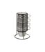 Lot de 4 Mugs sur Rack Bohemia 26cl Blanc-1