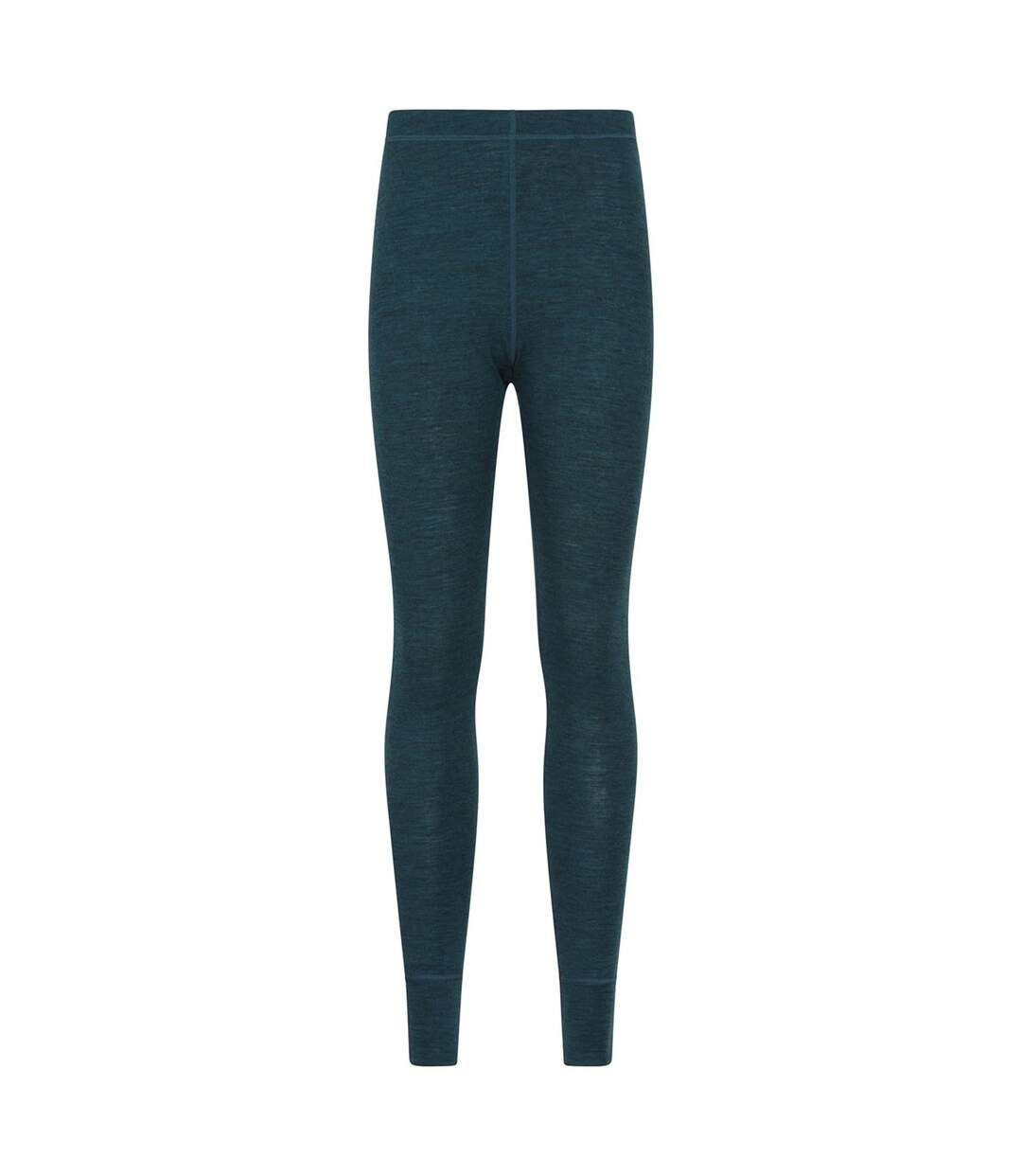 Bas Thermique Texturé À Taille Élastiquée Merino Femme Bleu Sarcelle Mountain Warehouse-2