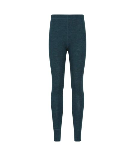 Bas Thermique Texturé À Taille Élastiquée Merino Femme Bleu Sarcelle Mountain Warehouse