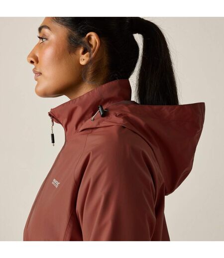 Veste Imperméable Daysha Femme Orange Rouge Regatta