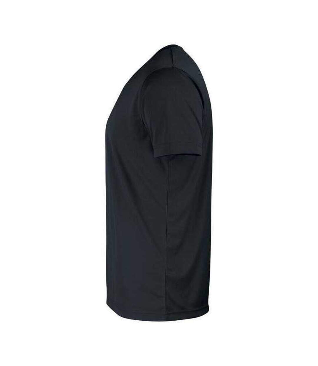 Mens Basic Active T-shirt Black Clique-3