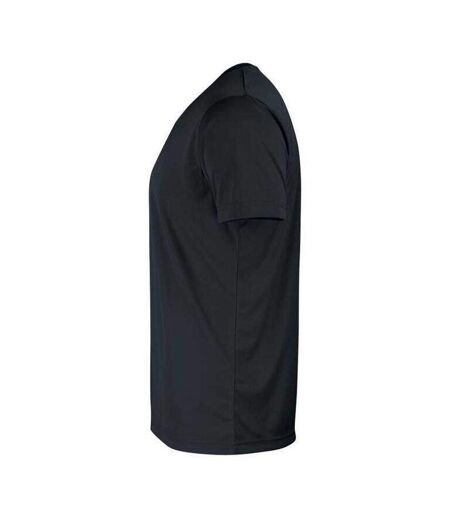 Mens Basic Active T-shirt Black Clique