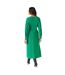 Womens/ladies crepe waist detail midi dress green Principles-2