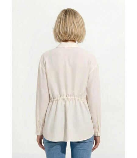 Surchemise boutonnée ceinturée