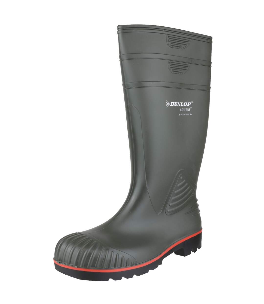 A442631 actifort heavy duty safety wellington / mens boots / safety wellingtons green Dunlop-4