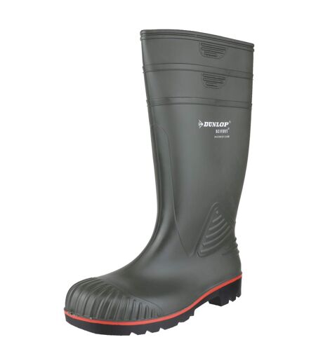 Dunlop A442631 Actifort Heavy Duty Safety Wellington / Mens Boots / Safety Wellingtons (Green) - UTFS1478