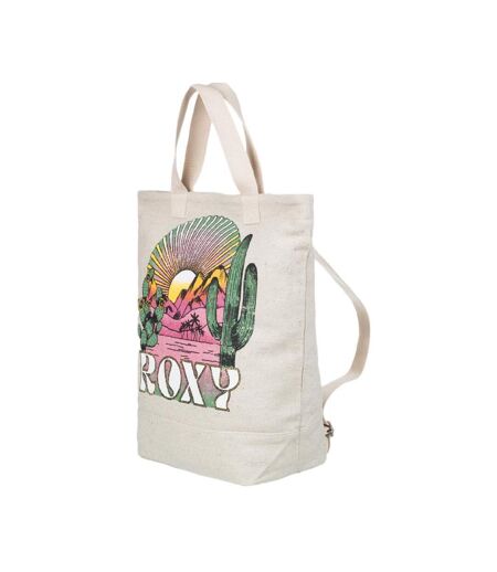 Sac à dos beige femme roxy drink the wave - taille unique