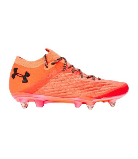 Mens Clone Magnetico Pro Quilted Knitted Football Boots Orange Under Armour