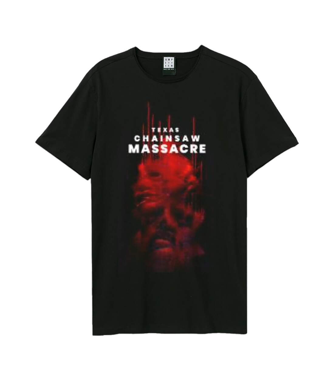 T-shirt adulte noir Amplified-1