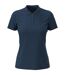 Womens/ladies Lux Cotton Polo Shirt Navy Stedman-1