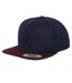 Casquette Ajustable Classic Bleu Marine Pourpre Yupoong-1