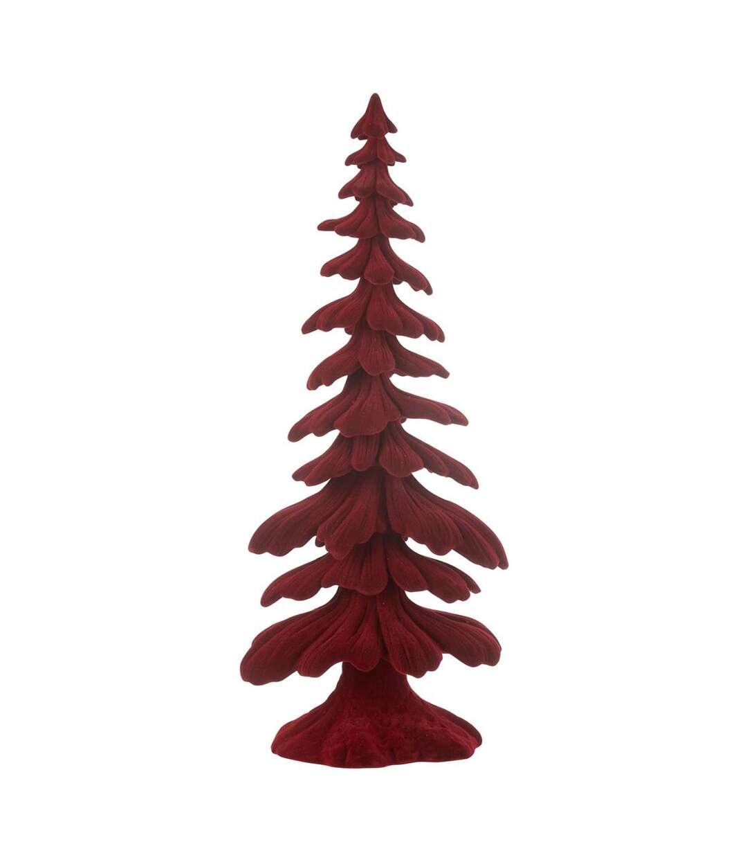 Sapin Déco en Résine Luciano 36cm Rouge-1