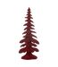 Sapin Déco en Résine Luciano 36cm Rouge-1