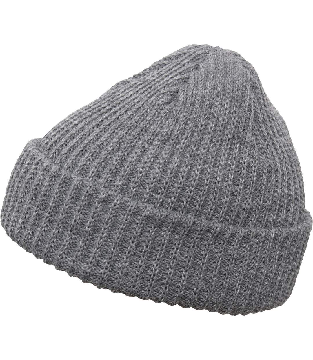 Flexfit by  rib beanie heather grey Yupoong-1