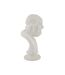 Buste Homme en Résine Sage 25cm Blanc-2