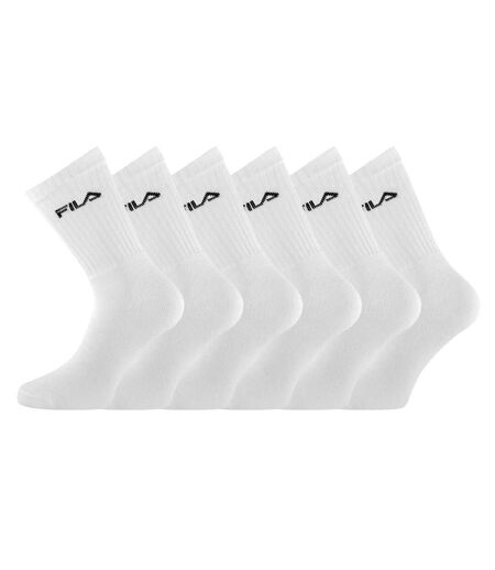 Lot de 6 paires de tennis homme F9581 Blanc Fila