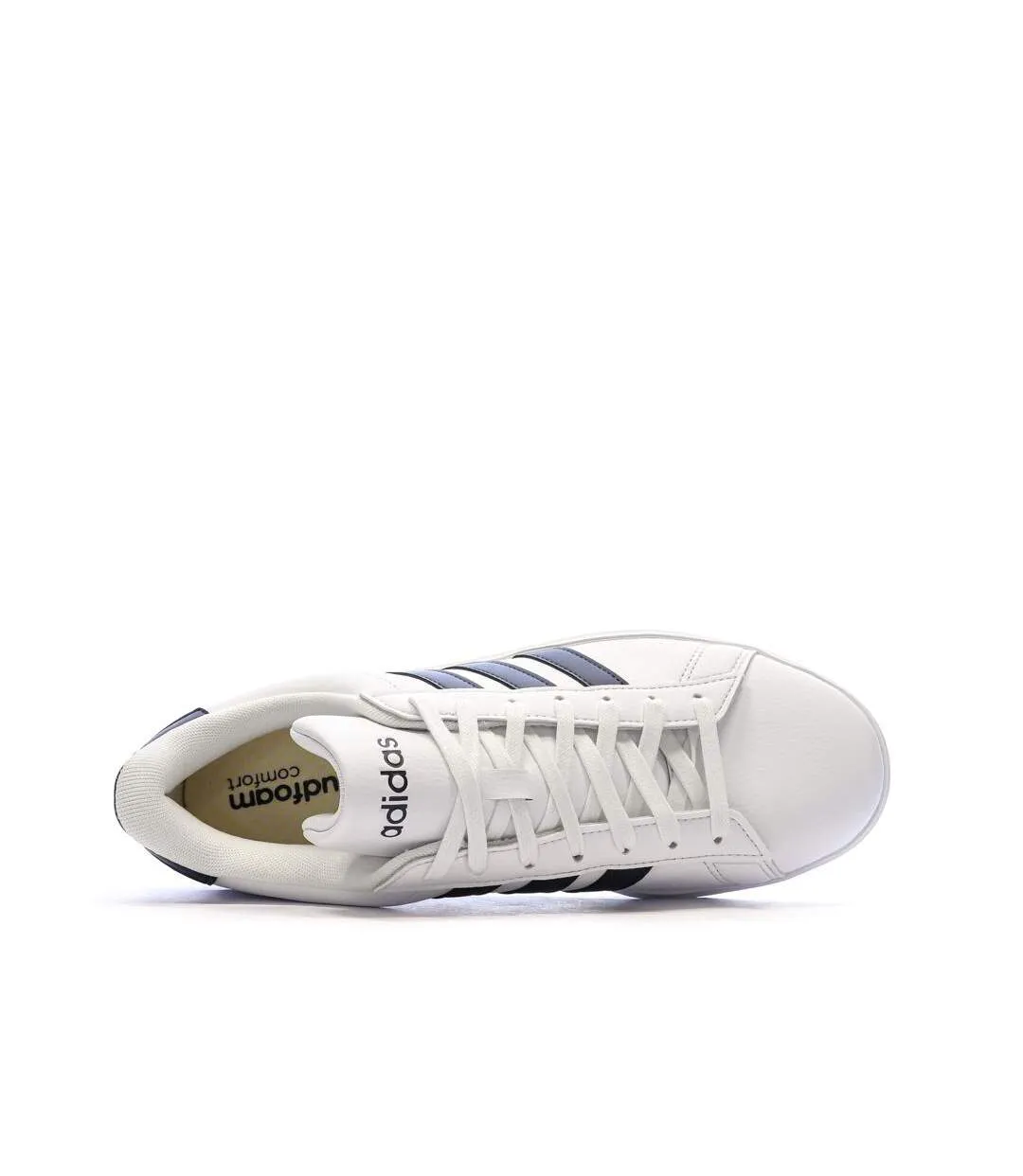 Baskets blanches/noires homme adidas grand court 2.0-4