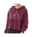 Sweat bordeaux femme adidas hldy - l-1
