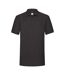 Polo Homme Noir Fruit Of The Loom-1