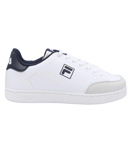 Baskets Courtbay Femme Blanc Bleu Marine Fila