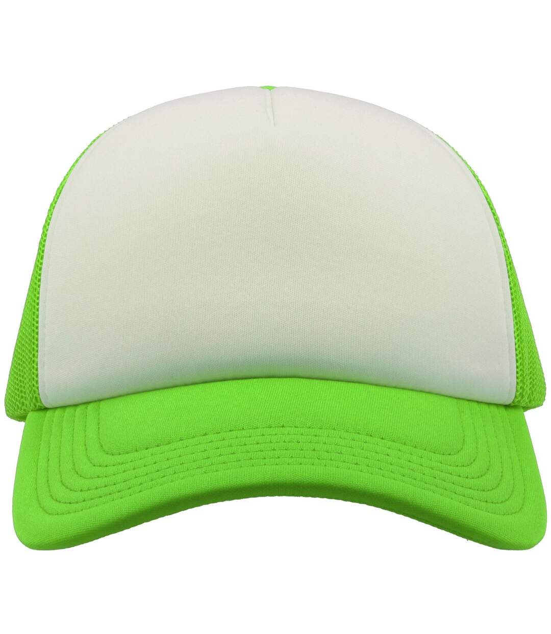 Casquette trucker rapper adulte vert fluo Atlantis-3