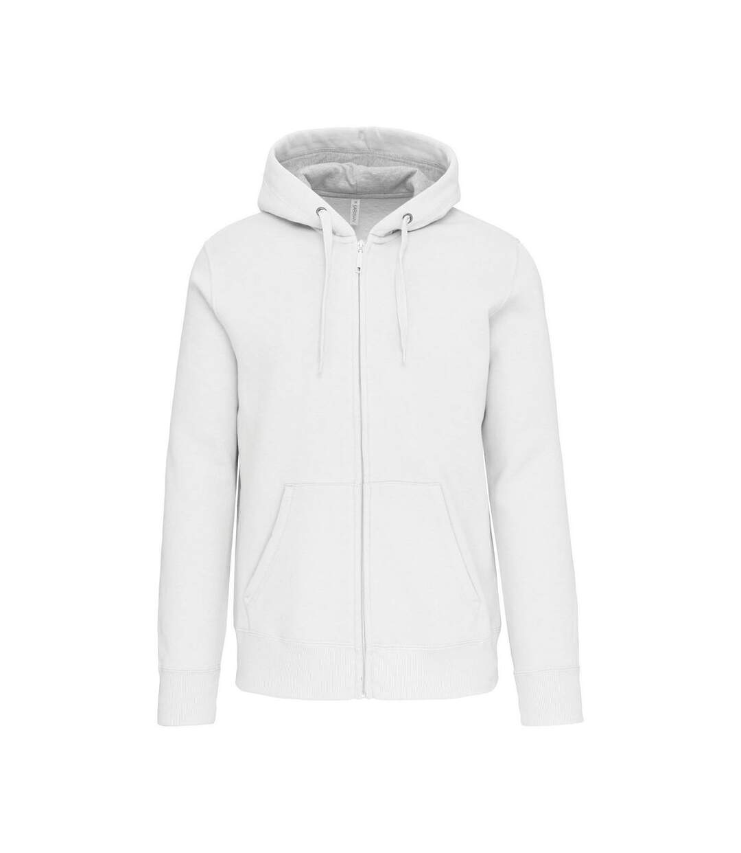 Veste zippée à capuche - Homme - K444 - blanc-1