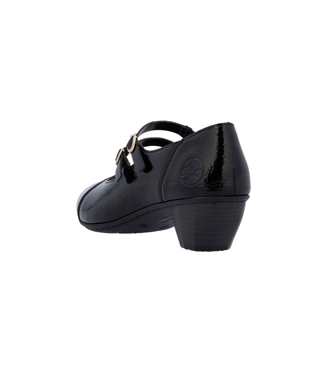 Ballerine à Talon Cuir Rieker Crashlack-4