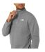 Mens Glacier Fleece Quarter Zip Sweatshirt Mid Grey The North Face-4