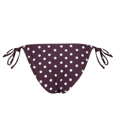Bas De Maillot De Bain Motif/style À Pois Femme Marron Jack Wills