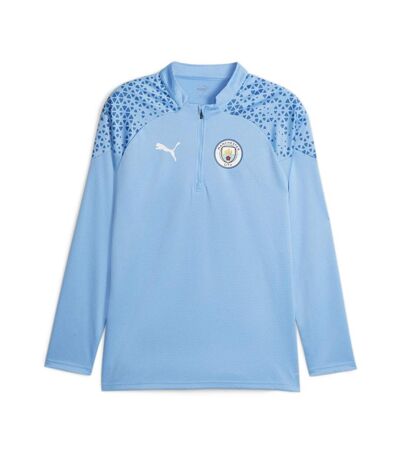 Manchester City Sweat 1/4 zip Bleu Homme Puma 2023/2024 - M