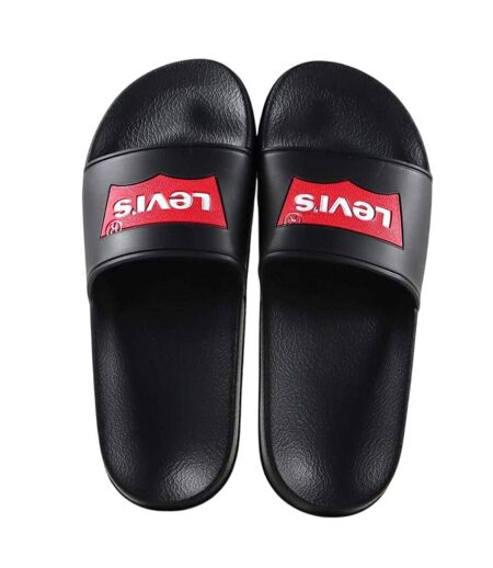Womens/ladies Batwing Logo Sliders Black Levis