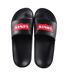 Womens/ladies Batwing Logo Sliders Black Levis-4