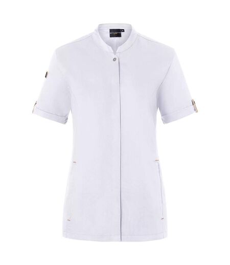 Womens/ladies Green-generation Chef Jacket White Karlowsky
