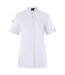 Womens/ladies Green-generation Chef Jacket White Karlowsky-1