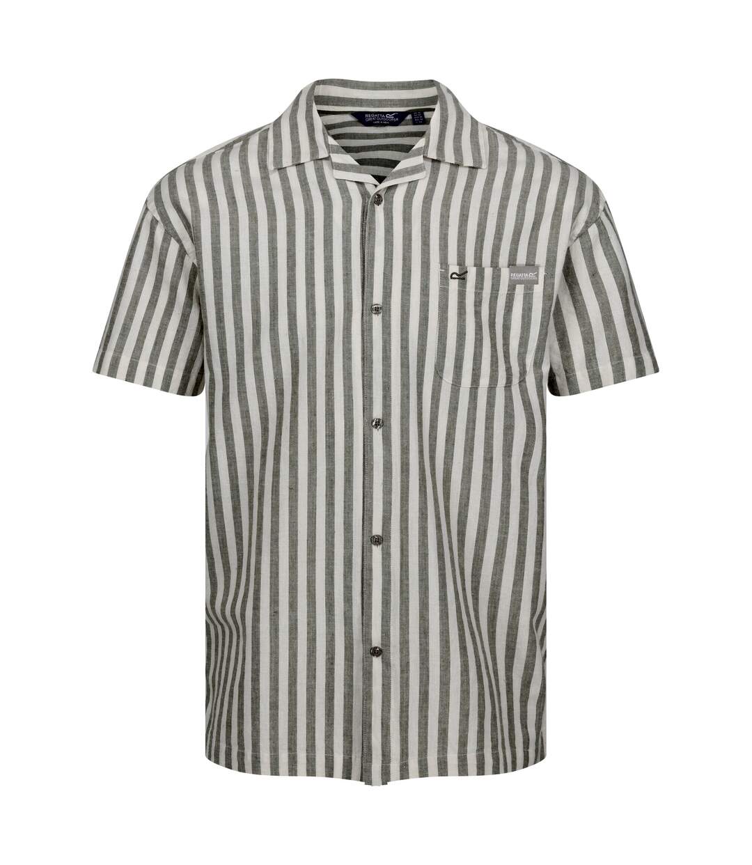 Chemise shorebay homme faune / blanc cassé Regatta