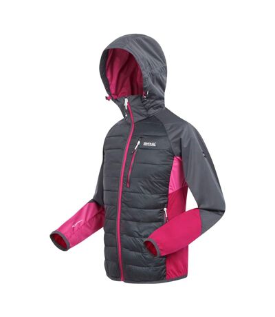 Veste Hybride Andreson Pro Femme Gris Phoque Flamant Rose Regatta