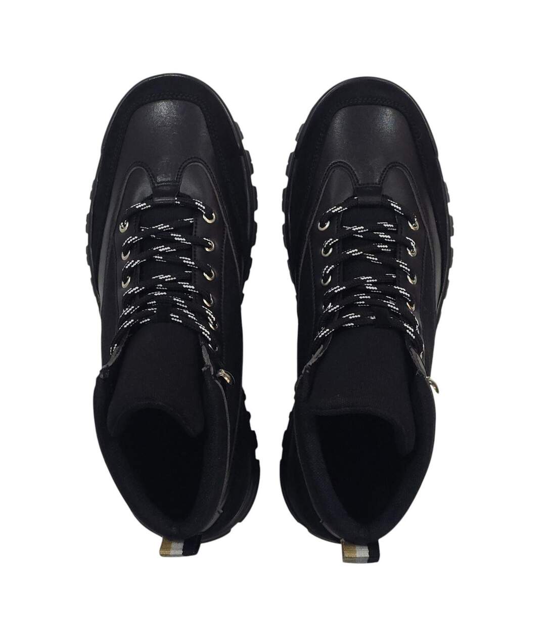 Chaussures Montantes De Randonnée Jason Homme Noir Firetrap-4