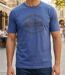 CHALLENGER TEE3003A - Tee-shirt imprimé manches courtes en pur coton jersey respirant-1