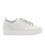 Womens/ladies Lace Detail Trainers White Where´s That From-1