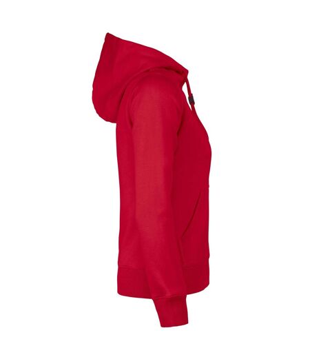 Sweat À Capuche Fastpitch Femme Rouge Printer