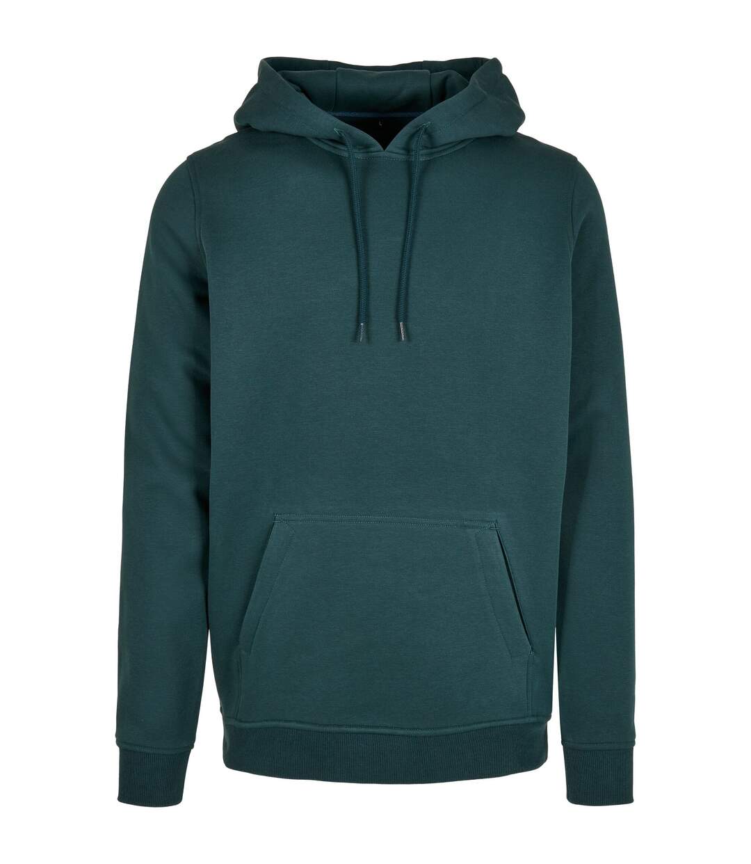 Sweat à capuche hommes vert foncé Build Your Brand-1