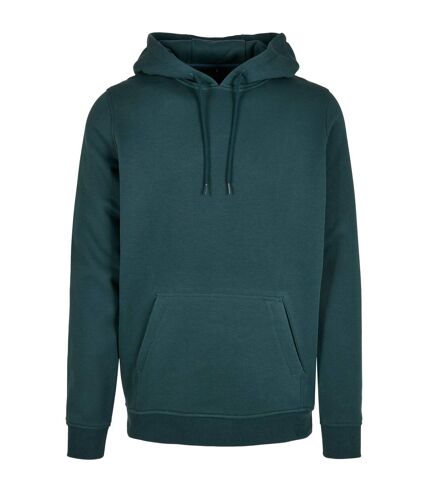Build Your Brand Mens Heavy Pullover Hoodie (Bottle Green)