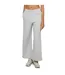 Womens/ladies Wide Leg Sweatpants Heather Grey Build Your Brand-4