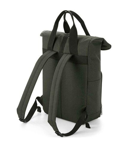 Sac à dos adulte taille unique vert sombre Bagbase