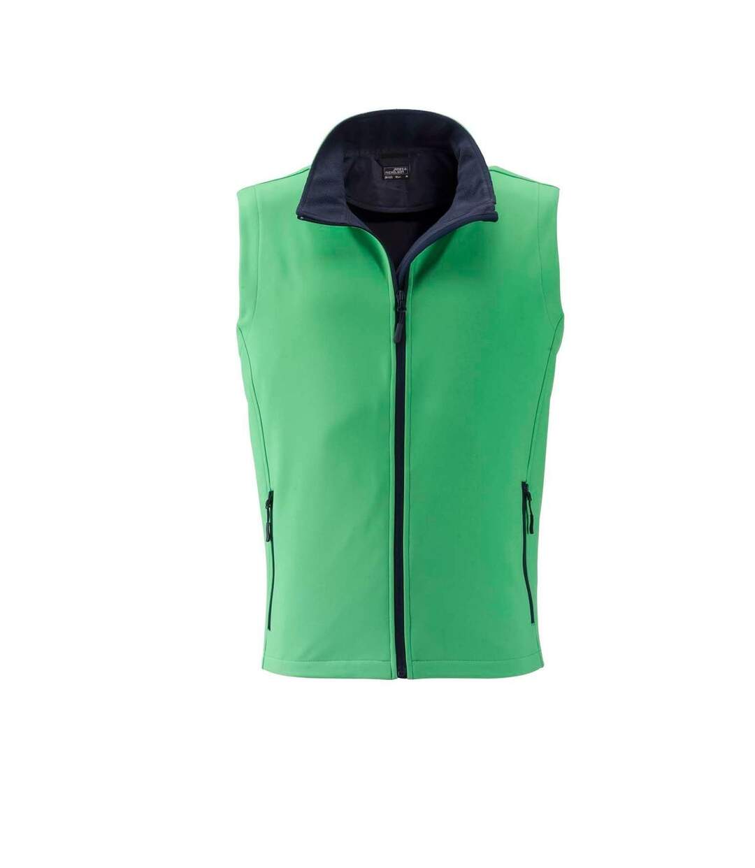 Gilet sans manches micropolaire softshell - JN1128 - vert - Homme-2