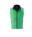 Gilet sans manches micropolaire softshell - JN1128 - vert - Homme