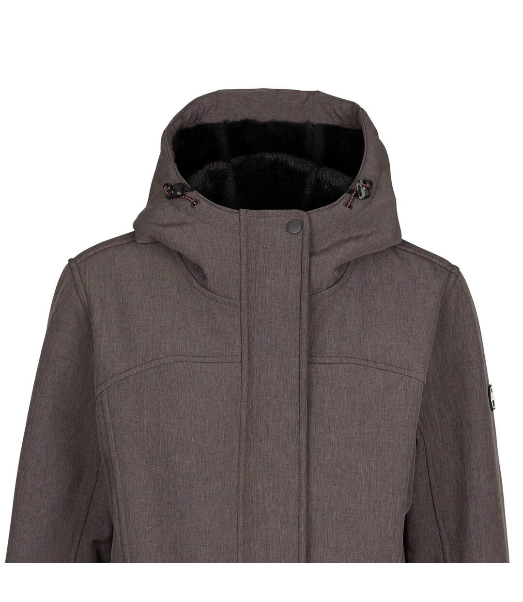Veste Softshell Anza Femme Gris Foncé Chiné Trespass-3