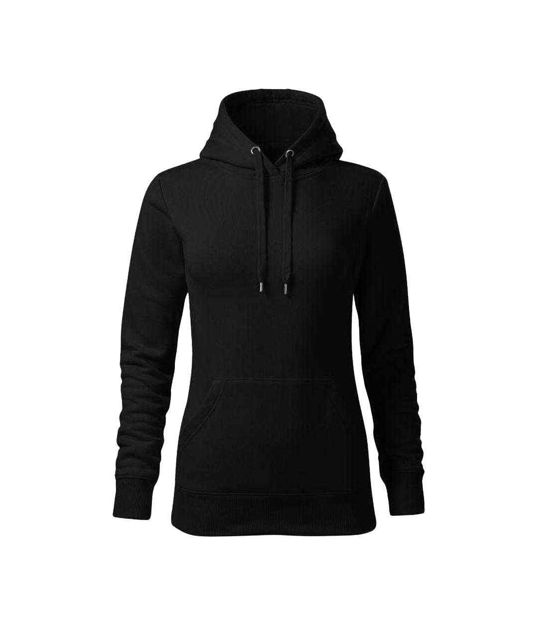 Sweat À Capuche Cape Free Femme Noir Malfini-1